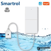 Détecteur de fuite d'eau sans fil 433 MHz de haute qualité, compatible avec le hub WiFi Tuya, alarme de sécurité domestique pour détection de fuite d'eau