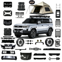 Accessoires automobiles MASSAIT, kits de carrosserie, modifications pour BYD Ti7 Ti3 B5 B8 CHERY T1 T2 ICAR 03 V23 V27 GWM H9 TANK ROX01 JIMNY