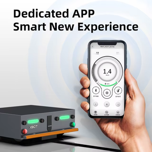 Robot de transporte de materiales Logística de almacén Control remoto Robots móviles autónomos Alcance 50KG <span class=keywords><strong>AGV</strong></span> - Product Image 4