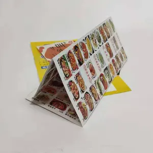 Tri Fold de impresión de folleto doblado