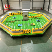 Machine d'obstacles sportifs gonflables rotative KeepFuns pour enfants et adultes, amusement athlétique pour les parcs d'attractions