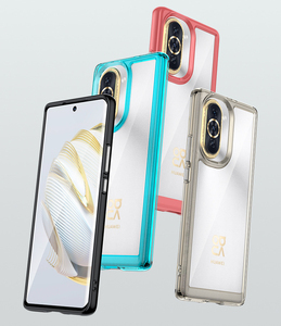 Antichoc galvanoplastie bouton cristal clair TPU PC coque arrière pour HUAWEI <span class=keywords><strong>Nova</strong></span> <span class=keywords><strong>9</strong></span> 10 Pro - Product Image 6