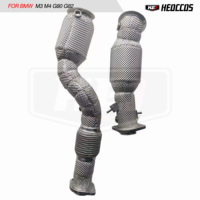 Tubo de Escape de Acero Inoxidable de Alta Calidad con Aislamiento Térmico para BMW M3 M4 G8X 3.0T, Convertidor Catalítico de Alto Flujo y Rendimiento