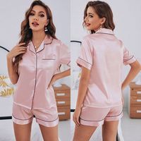 Ensemble de pyjamas pour femmes, style luxueux, ensembles de pyjama pour femme, vêtements de nuit en satin, vêtements de maison, vêtements de nuit, grande taille, dropshipping
