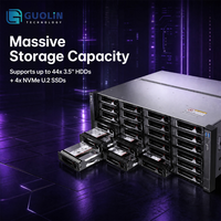 Server Enterprise FusionServer 5288 V7 DDR5 PCIe 5.0 4U 2-Way dengan Penyimpanan Massal untuk Analisis Big Data dan AI