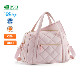 Sac à langer matelassé avec matelas à langer intégré, fourre-tout extensible grand format <span class=keywords><strong>pour</strong></span> maman, sac <span class=keywords><strong>de</strong></span> voyage matelassé <span class=keywords><strong>pour</strong></span> l'hôpital - Product Image 1