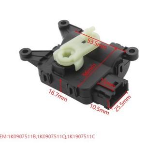 Actionneur de registre de climatisation pour boîtier d'évaporateur Volkswagen Sagitar Golf 1K0907511B A C D E G Q DN FM002 - Product Image 2