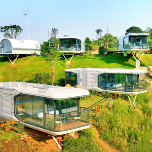 Welive E7グランピングRumah Kapsul Casaポータブル<span class=keywords><strong>Jmxl</strong></span>商用スペースカプセルハウスリゾートホテル - Product Image 2