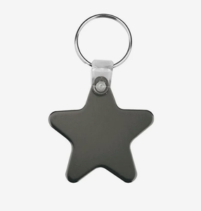 Porte-clés en métal en forme d'étoile, cadeau promotionnel publicitaire personnalisé, logo gravé, support mural - Product Image 2