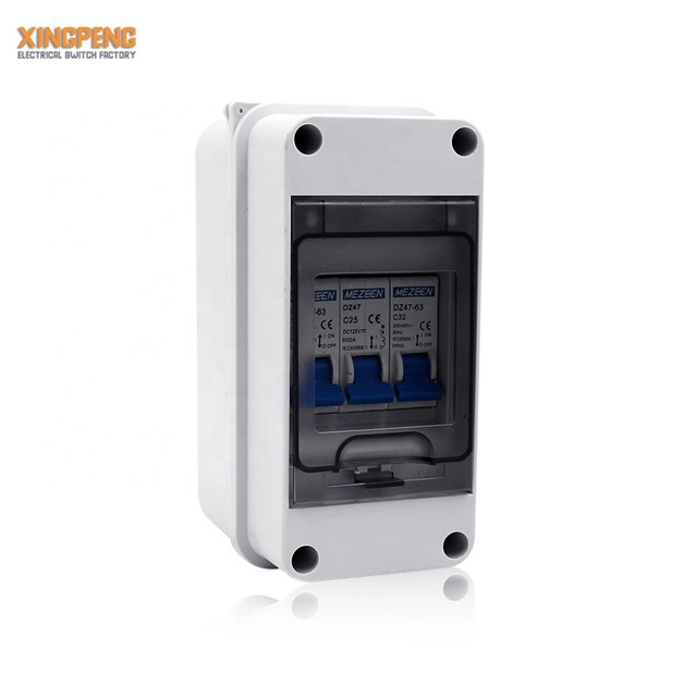 HT-3way Plastic Surface Model Power MCB Distribution Box 3 Pole Mcb Switch Ip65 Electrical Waterproof Db Circuit Breaker Box