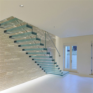 Escaliers flottants suspendus personnalisés en verre Teads conception d'escalier circulaire garde-corps d'escalier intérieur - Product Image 3