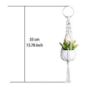 Porta anteriore appeso cesto <span class=keywords><strong>in</strong></span> <span class=keywords><strong>ferro</strong></span> <span class=keywords><strong>battuto</strong></span> pianta appendiabiti con <span class=keywords><strong>vasi</strong></span> balcone grande fioriera a parete borse per fiori uncinetto <span class=keywords><strong>in</strong></span> vaso - Product Image 3