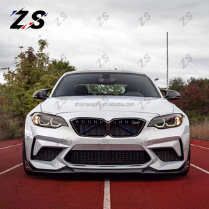 ZS fibra di carbonio auto paraurti anteriore labbro splitter per <span class=keywords><strong>BMW</strong></span> F87 M2 coupé <span class=keywords><strong>2</strong></span> porte 2018 - 2020 - Product Image 4