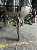 Marmite de cuisson industrielle commerciale de 500 L à double enveloppe pour riz frit, à vendre