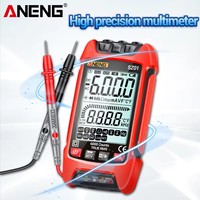 Multímetro Digital Inteligente SZ01 True RMS Automático Medidor Eléctrico Probador de Transistores Resistencia y Temperatura