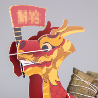 Présentoir de Comptoir Robuste Dragon Boat pour Épicerie, Conception Multi-Niveaux, Attrayant et Créatif, Très Stable, pour Coffrets Cadeaux F5001