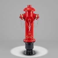 Hydrant d'incendie extérieur en fonte à conception flexible de type au sol, personnalisable, très demandé, équipement de lutte contre l'incendie