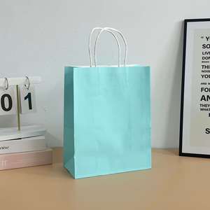 LiHao Recyclable Luxury Kraft Paper Bags with Offset Printing for High-End Cosmetic & Shoes Packaging - Product Image 1
