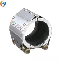 5% de réduction Collier de serrage haute pression en acier inoxydable zingué BSPT pour la réparation de tuyaux d'eau, de gaz et agricoles