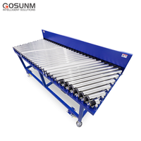 Système logistique d'entrepôt automatique Gosunm H240189 : trieur de colis robotisé, scanner à bande transporteuse DWS, dimensionnement et pesage jusqu'à 60 kg