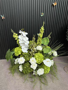 Flor de pasillo artificial 3D para boda Decoración de flores artificiales Boda Flor artificial colorida - Product Image 3