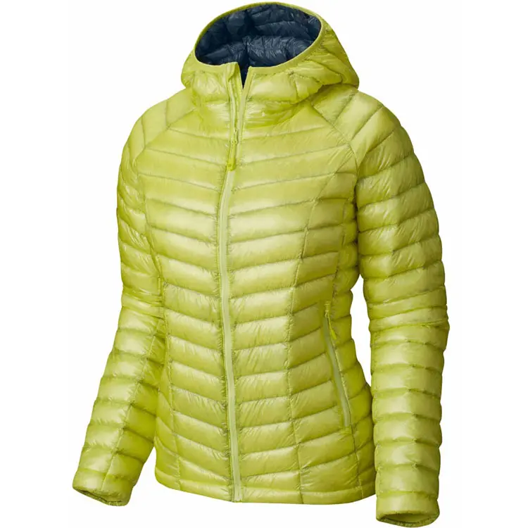 Invierno espesar abrigo de algodón acolchada con capucha desmontable de ganso chaqueta