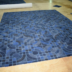 <span class=keywords><strong>Tapis</strong></span> en peau de vache imité Patchwork en laine et viscose pour Showroom à domicile - Product Image 4