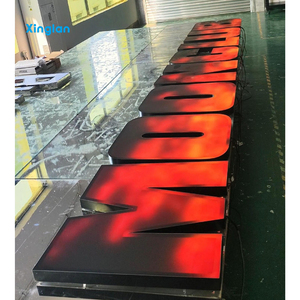 Letrero Luminoso LED RGB 3D Personalizado, Logotipo Comercial de Acrílico Iluminado para Publicidad Exterior y Señalización de Tiendas - Product Image 4