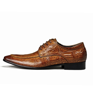 Chaussures en cuir pour hommes, style britannique tendance, décontractées et habillées, en cuir véritable, faites à la main - Product Image 3