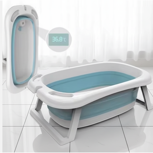 Bañera con Termómetro para Bebé, Bañera Plegable para Bebé, Tinas de Bebé - Product Image 2
