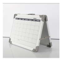 Tableau magnétique effaçable à sec pliable de 12x16 pouces-pour bureau, maison et école, calendrier de bureau et notes autocollantes, tableau d'affichage
