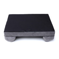 Lit orthopédique moderne pour chat avec accessoires amovibles en mousse à mémoire de forme à motif animal pour un sommeil confortable