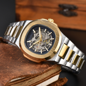 Factory <b>Wholesale</b> Fashion Alloy Automatic Mechanical <b>Watch</b> for Men - Product Image 2