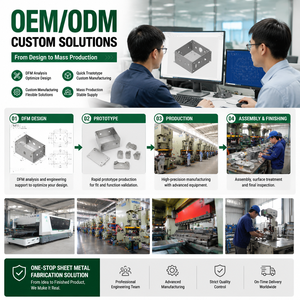 Servicio de Fabricación de Metal Personalizado de Alta Precisión, Fabricación de Chapa Metálica de Aluminio y Acero Inoxidable OEM para la Industria - Product Image 4