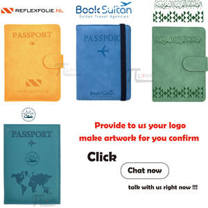 Conception personnalisée Style du Moyen-Orient Couverture en cuir vert foncé Accessoires de <span class=keywords><strong>voyage</strong></span> Porte-passeport pour l'Arabie saoudite <span class=keywords><strong>Voyage</strong></span> - Product Image 6