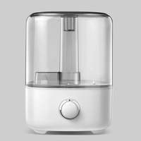 Humidificateur à ultrasons à brume froide 4,8 L avec contrôle tactile + télécommande, contrôle intelligent de l'humidité, portable pour usage domestique et hôtelier
