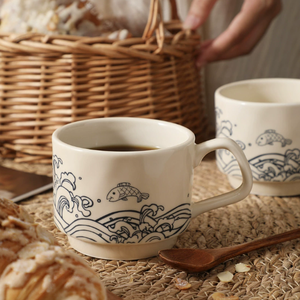 High Quality Wholesale Custom <b>Ceramic</b> Coffee Mug Nordic Style Business Gifts Food Safe Custom Logo Design - Product Image 3