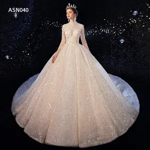 Janc ember ASN040 Versand bereit Luxus Damenmode Brautkleider für Frauen Braut