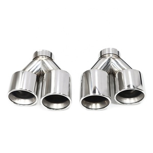 Punta de escape de fibra de carbono cuádruple SYPES para BMW F10 F11 <span class=keywords><strong>535d</strong></span> 535i 640i 640d hasta <span class=keywords><strong>G30</strong></span> G31, boquilla de sistema de escape de coche - Product Image 1