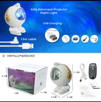 Lampe de projecteur d'astronaute bon marché pour enfants projecteur étoile galaxie pour la décoration intérieure