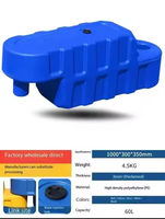 Barrière de sécurité haute visibilité remplie d'eau, protection de niveau B pour courses nocturnes et utilisation en intérieur par temps faiblement éclairé, prévient les accidents