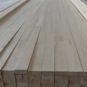 Suministro de fábrica 2x4 madera caliente popular madera maciza Álamo borde pegado tablero