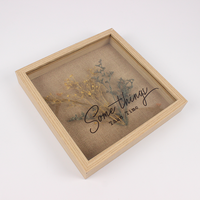 Nuevo Marco de Fotos Moderno con Diseño de Sombra de Flor, en MDF Resistente, con Tamaños Personalizados