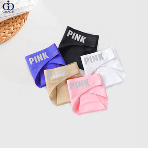 Tangas en soie pour femmes, Logo personnalisé OEM, sans couture, culotte avec Logo imprimé - Product Image 6