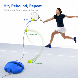 Accesorios <span class=keywords><strong>de</strong></span> Pádel al por Mayor, Entrenador <span class=keywords><strong>de</strong></span> Tenis Portátil, Pelota <span class=keywords><strong>de</strong></span> Rebote para Entrenamiento Individual, Herramienta <span class=keywords><strong>de</strong></span> Práctica con Cordón Elástico para Jugadores <span class=keywords><strong>de</strong></span> Tenis - Product Image 5