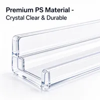 Supports et poussoirs de Mahjong transparents durables, plusieurs couleurs, supports de tuiles de Mahjong en plastique pour accessoires de jeu de société à domicile