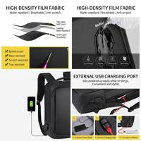 Mochila para Portátil de 17 Pulgadas de Alta Calidad con Logotipo Personalizado, Estilo Ejecutivo, Impermeable, con Carga USB, Multifuncional, Grande, para Viajes Diarios