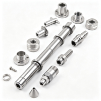 Pièces de machine de fraisage CNC haute précision sur mesure, 5 axes, usinage industriel de l'aluminium, petites pièces en acier inoxydable