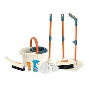 Ensemble de jeu de nettoyage Little Helper pour enfants, jouet de simulation de ménage avec outils extensibles pour jeu de rôle - Product Image 1