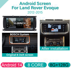 Android 14 autoradio per Land Rover Range Rover <span class=keywords><strong>Evoque</strong></span> 2012-2019 Auto Auto senza fili Carplay Auto di navigazione automatica lettore multimediale GPS - Product Image 3